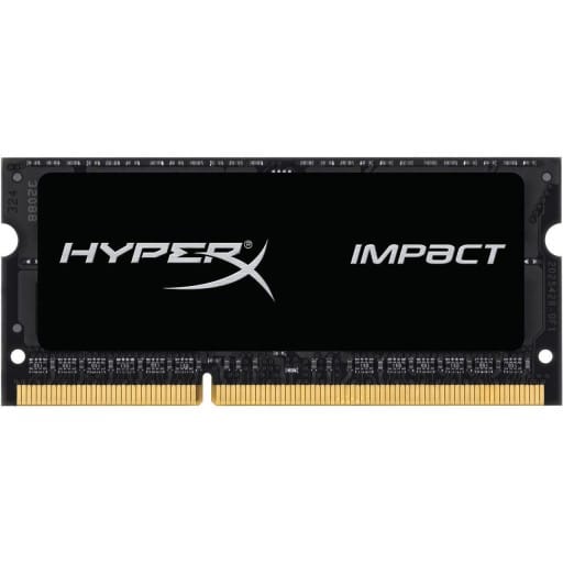 Kingston HyperX Impact 16GB (1x16GB) DDR4-3200MHz CL20 1.2V Black Notebook Memory