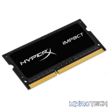 Kingston HyperX Impact 8GB (1x8GB) DDR3L-1866MHz CL11 1.35V Black Notebook Memory