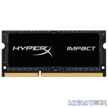 Kingston HyperX Impact 8GB (1x8GB) DDR4-2666MHz CL15 1.2V Black Notebook Memory