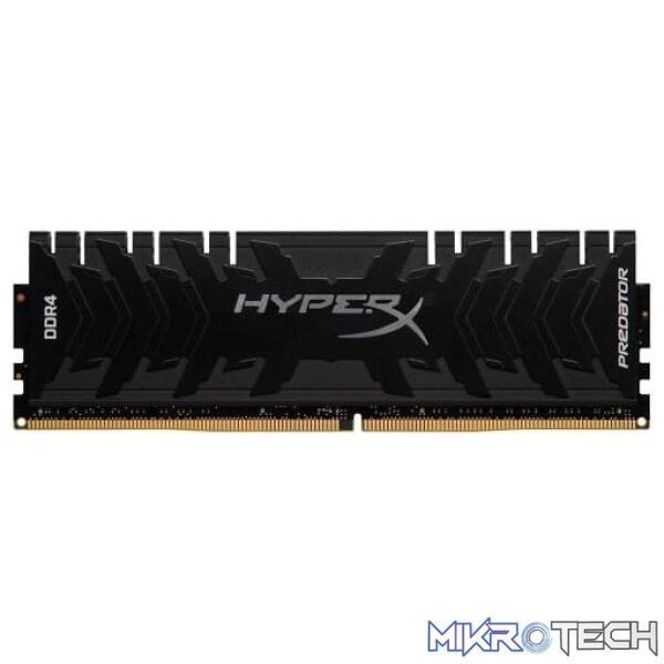 Kingston HyperX Predator 16GB (1x16GB) DDR4-3200MHz CL16 1.35V Black Desktop Memory Kingston HyperX Predator 16GB (1x16GB) DDR4-3200MHz CL16 1.35V Black Desktop Memory