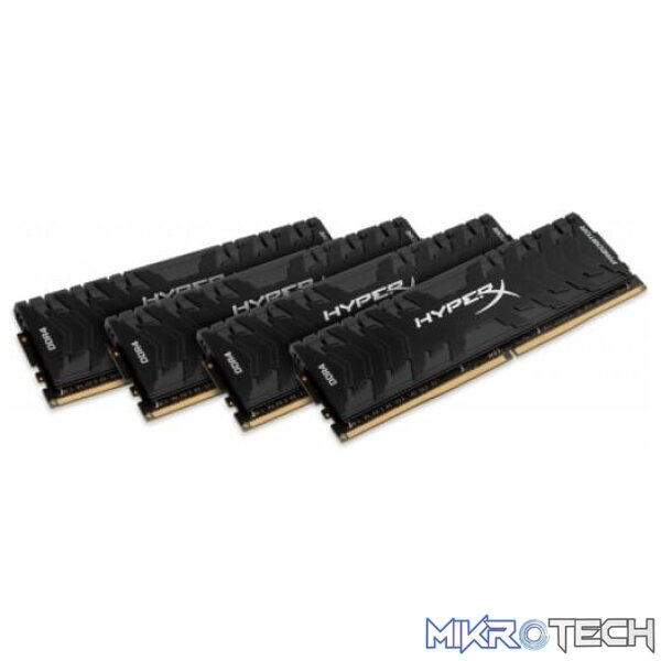 Kingston HyperX Predator 64GB (4x16GB) DDR4-3600MHz CL17 1.35V Black Desktop Memory Kingston HyperX Predator 64GB (4x16GB) DDR4-3600MHz CL17 1.35V Black Desktop Memory
