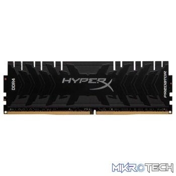 Kingston HyperX Predator 8GB (1x8GB) DDR4-3200MHz CL16 1.35V Black Desktop Memory