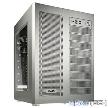 Lian-Li PC-D600WS Windowed Silver Aluminium E-ATX Full Tower Server Chassis