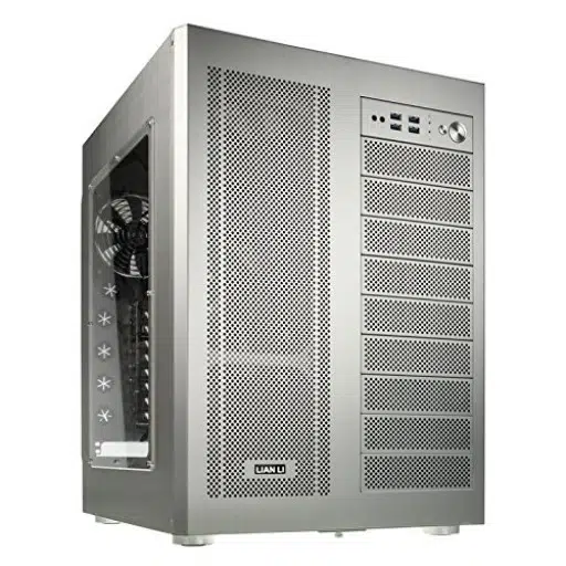 Lian-Li PC-D600WS Windowed Silver Aluminium E-ATX Full Tower Server Chassis