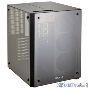 Lian-Li PC-O8WGD Gold + Black With Full-Sized Tempered Glass Side Panel RGB Colour Changing E-ATX Chassis