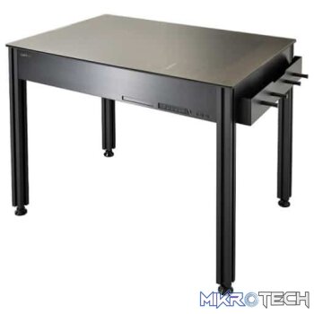 Lian-Li DK-Q2 All Black Aluminum + Tempered Glass Desktop Computer Desk