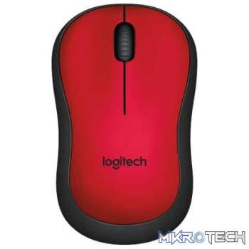 Logitech M220 Silent Red Wireless Optical Mouse