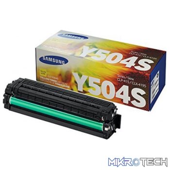 Samsung CLT-Y504S Standard Yield Yellow Toner Cartridge