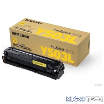 Samsung S-Print CLT-Y503L Yellow High-Yield Toner Cartridge