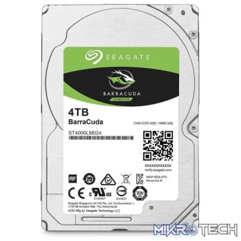 Seagate Barracuda 4TB 5400RPM SATA 6Gb/s 128MB Cache 2.5" Internal Hard Drive