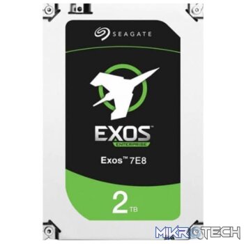 Seagate Exos 7E8 2TB 7200RPM 128MB Cache 512n SAS 3.5" Internal Hard Drive