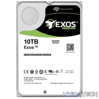 Seagate Exos X10 10TB 7200RPM SAS 12Gb/s 256MB Cache 512e 3.5" Internal Hard Drive