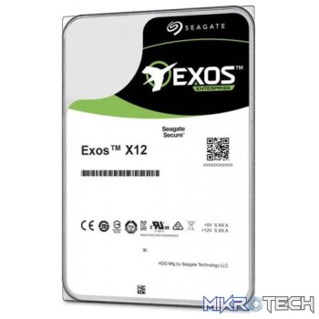 Seagate Exos X12 12TB 7200RPM SAS 12Gb/s 256MB Cache 3.5" Internal Hard Drive
