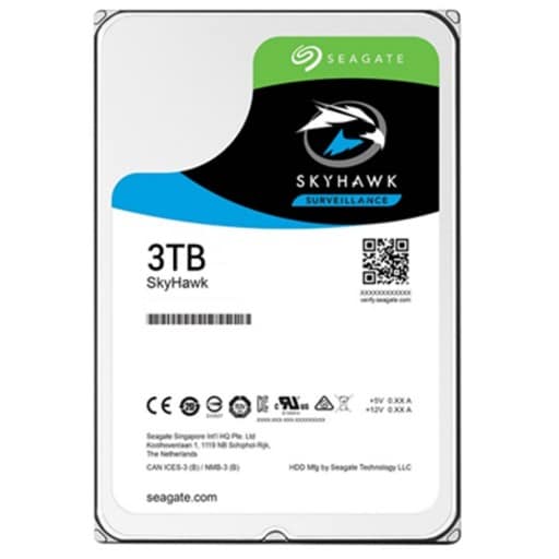 Seagate SkyHawk 3TB 64MB Cache 3.5" Surveillance Internal Hard Drive