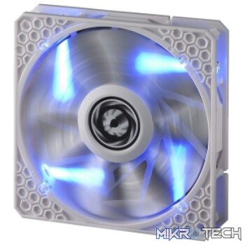 Bitfenix Spectre Pro LED All White with Blue LED 140MM 1200RPM Fan