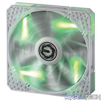 Bitfenix Spectre Pro LED All White with Green LED 140MM 1200RPM Fan