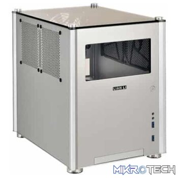 Lian-Li PC-Q36W Windowed Silver Mini-Itx Chassis