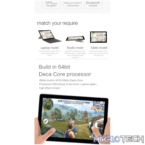 VOYO I8 Max - 10.1 Inch Android Tablet - Image 12
