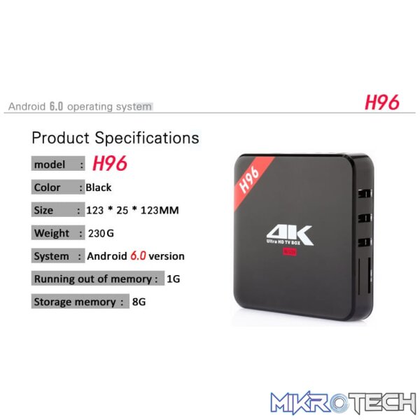 H96 RK3229 - Android TV Box - Image 12