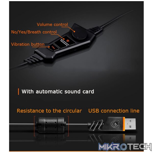 Sades R1 - 7.1 Channel Gaming Headphones - Image 10