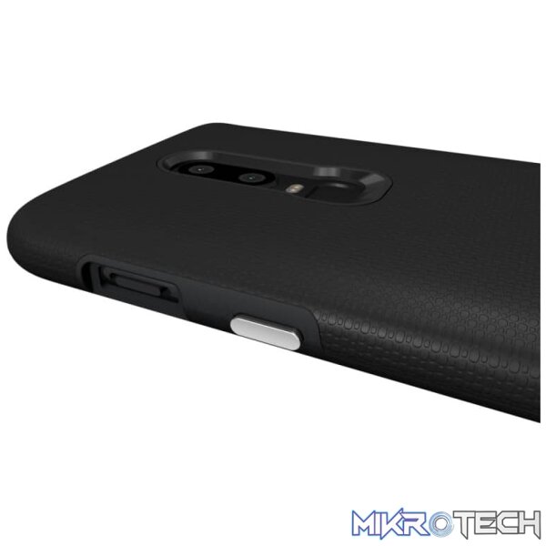 Anti-slip Armor Texture TPU + PC Case for OnePlus 6 (Black) - Image 5