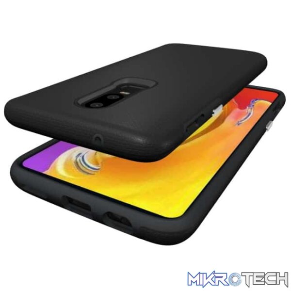 Anti-slip Armor Texture TPU + PC Case for OnePlus 6 (Black) - Image 6