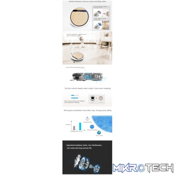 Chuwi iLife V5 Pro Smart Vacuum Cleaner - Image 9