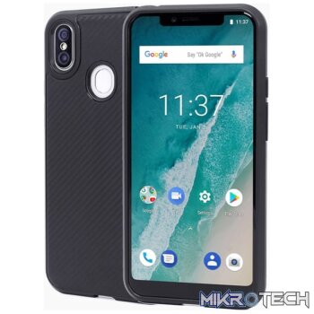 Cloth Texture TPU Protective Leather Case for Ulefone X (Black)