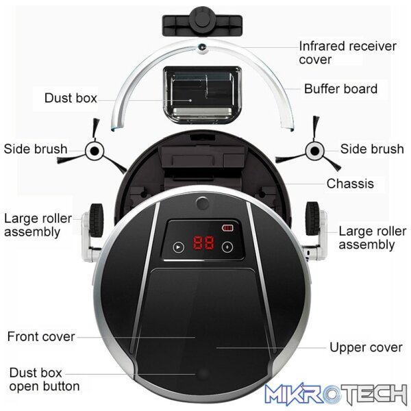 FD-3RSW(IA)CS Smart Vacuum Cleaner - Image 5