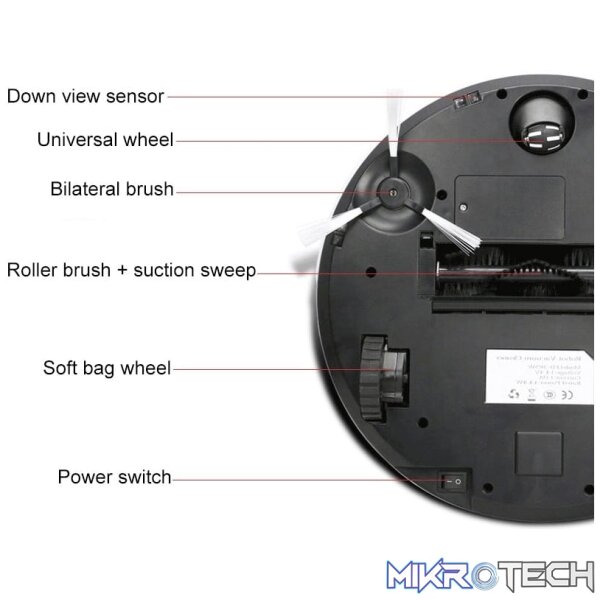 FD-3RSW(IIB)CS Smart Vacuum Cleaner - Image 6