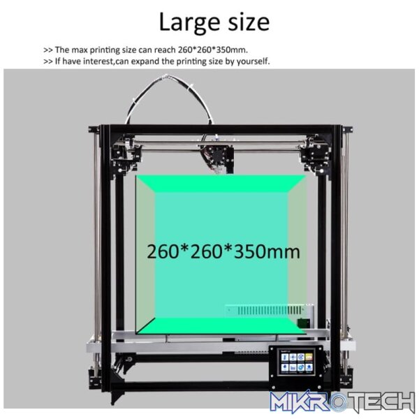 FLSUN_F2 DIY Kit Touch Screen Auto Leveling Cube Full Metal Square Large Printing Size Desktop 3D Printer with Heated Bed Precision - Image 3