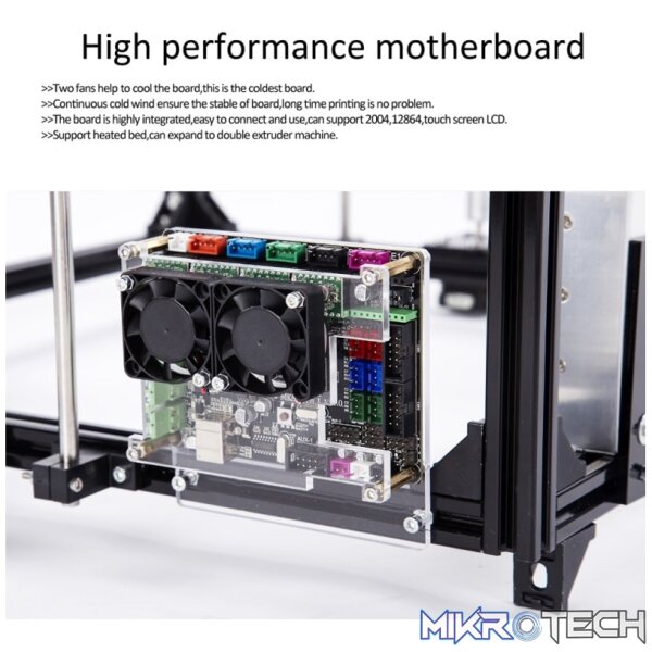 FLSUN_F3 DIY Kit Touch Screen Dual Nozzle Auto Leveling Cube Full Metal Square Large Printing Size Desktop 3D Printer with Heated Bed Precision - Image 3