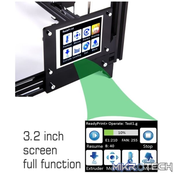 FLSUN_F3 DIY Kit Touch Screen Dual Nozzle Auto Leveling Cube Full Metal Square Large Printing Size Desktop 3D Printer with Heated Bed Precision - Image 7