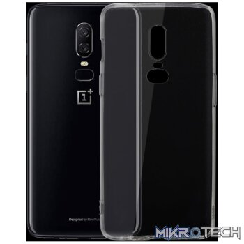For OnePlus 6 Ultra-thin 0.75mm Transparent TPU Protective Case(Transparent)