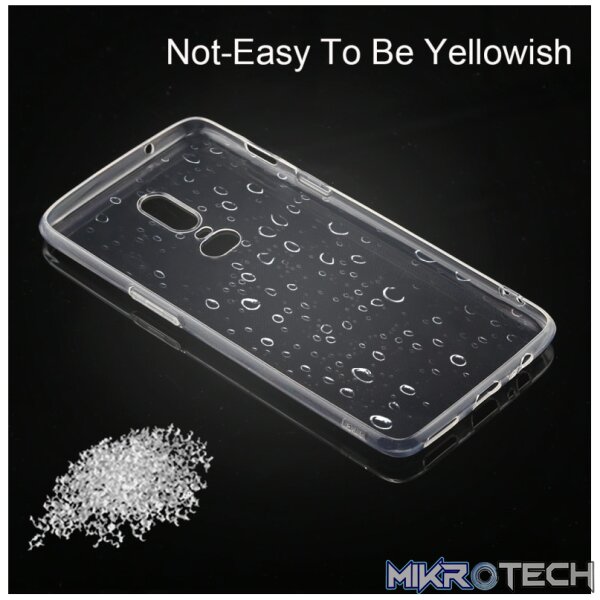 For OnePlus 6 Ultra-thin 0.75mm Transparent TPU Protective Case(Transparent) - Image 6