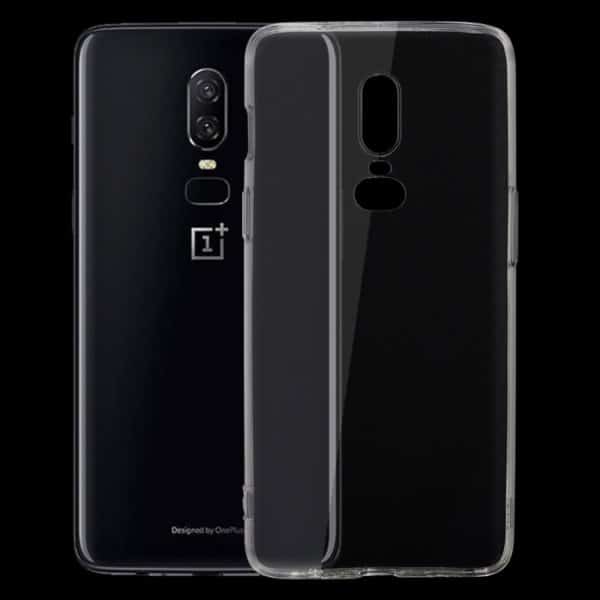 For OnePlus 6 Ultra-thin 0.75mm Transparent TPU Protective Case(Transparent)