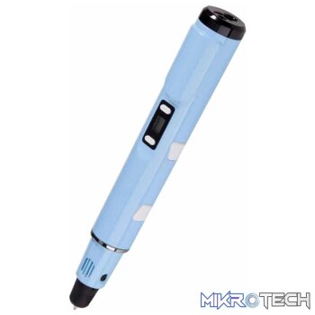 Gen 4th Hand-held LCD Display 3D Stereoscopic Printing Pen(Blue)