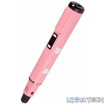 Gen 4th Hand-held LCD Display 3D Stereoscopic Printing Pen(Pink)