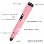 Gen 4th Hand-held LCD Display 3D Stereoscopic Printing Pen(Silver) - Image 7