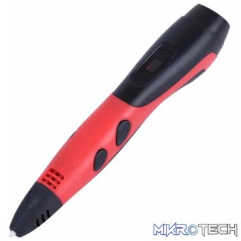 Gen 6th ABS / PLA Filament Kids DIY Drawing 3D Printing Pen with LCD Display(Red+Black)