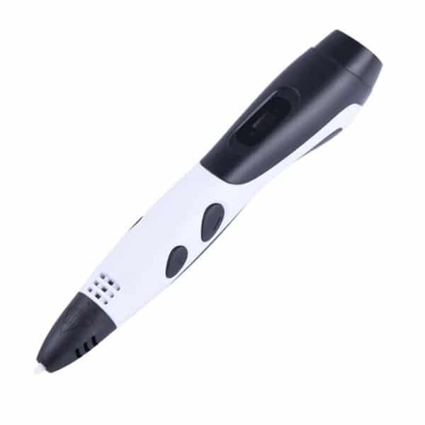 Gen 6th ABS / PLA Filament Kids DIY Drawing 3D Printing Pen with LCD Display(White+Black)
