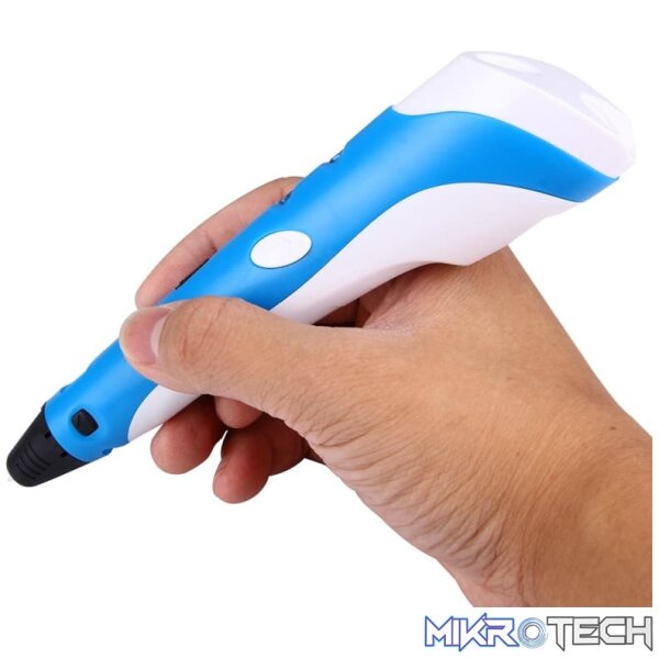 Hand-held 3D Printing Pen EU Plug(Blue) - Image 4