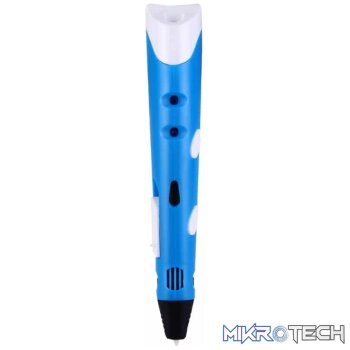 Hand-held 3D Printing Pen, EU Plug(Blue)