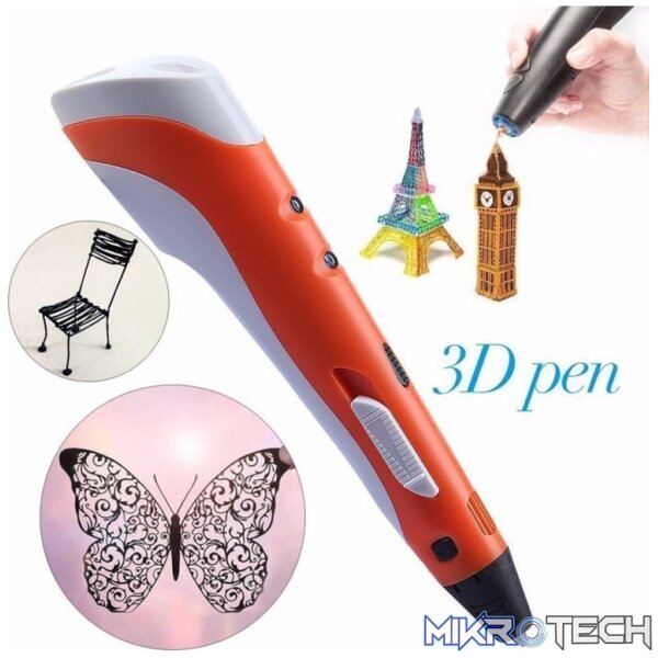 Hand-held 3D Printing Pen EU Plug(Blue) - Image 9