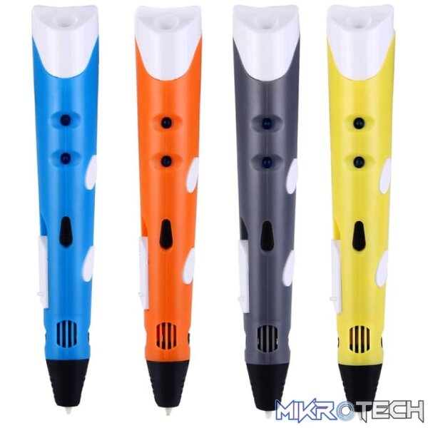 Hand-held 3D Printing Pen EU Plug(Orange) - Image 12