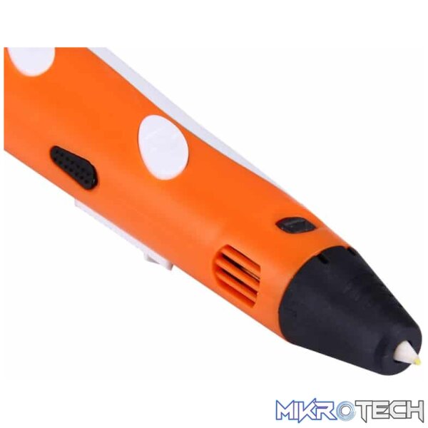 Hand-held 3D Printing Pen EU Plug(Orange) - Image 3