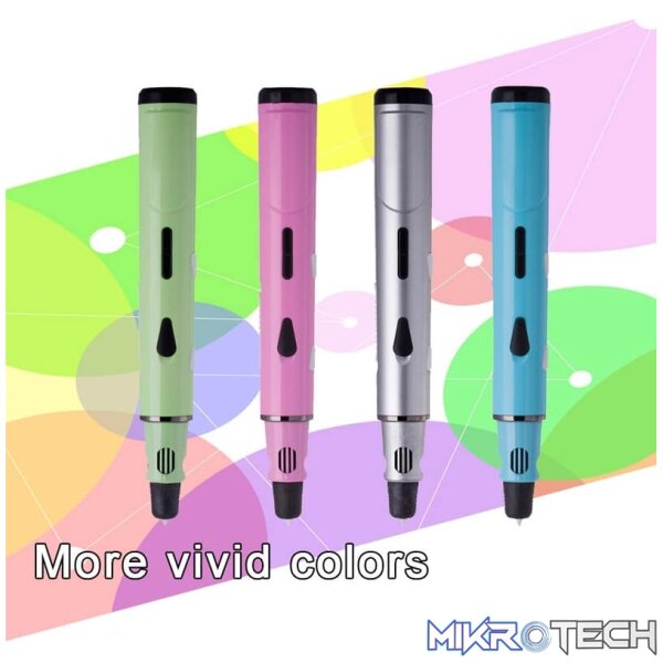 Hand-held 3D Stereoscopic Printing Pen(Silver) - Image 12