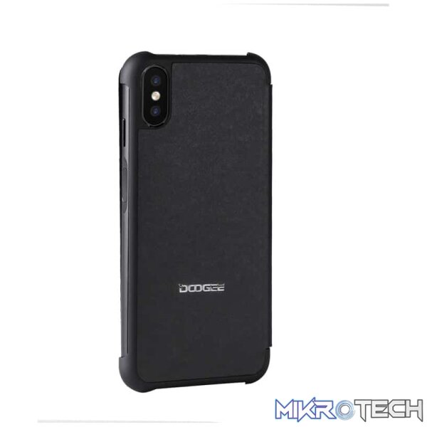 Horizontal Flip Leather Case for Doogee X55(Black) - Image 3