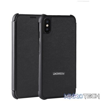 Horizontal Flip Leather Case for Doogee X55(Black)