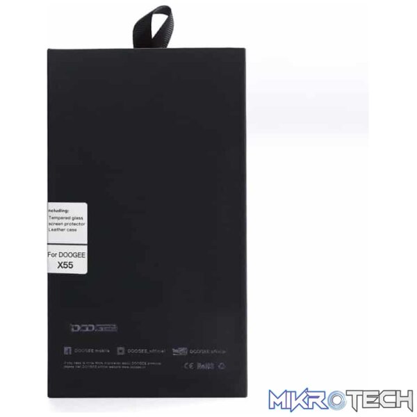 Horizontal Flip Leather Case for Doogee X55(Black) - Image 7